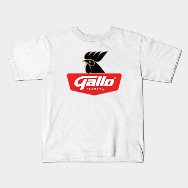 Cerveza Gallo Guatemala Chapin Kids T-Shirt by Estudio3e